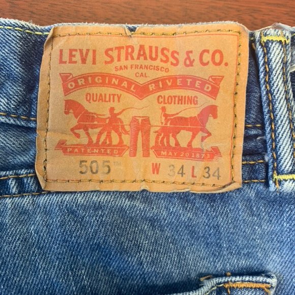 Men's 505 Levi's High Rise Mom Jeans - Picture 7 of 7